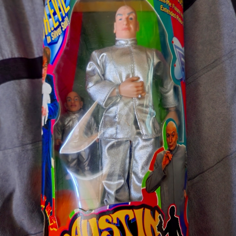 Austin Powers... Dr. Evil with Mini Me action figure.